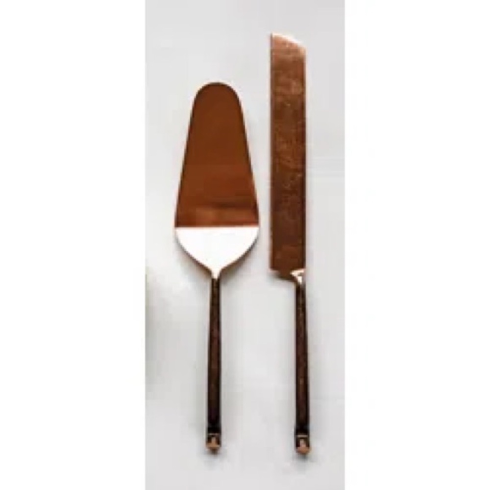 New in Box - Gatherings 2 Piece Cake / Pastry Server Set by Creative Co-Op